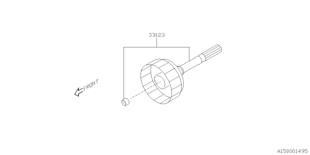 2025 Subaru Outback 4 Cyl 2.5L Base Automatic Transmission Assembly Diagram 7