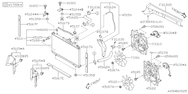 2025 Subaru Forester SHROUD Diagram for 73313SL000