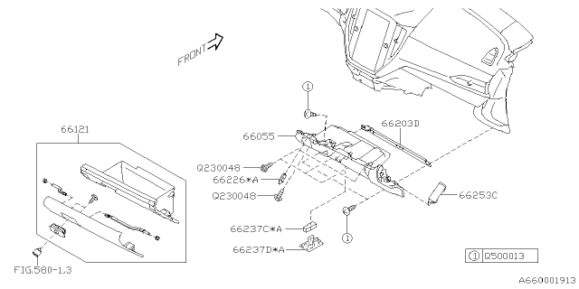 2023 Subaru WRX 4 Cyl 2.4L CVT Base w/Eyesight Instrument Panel Diagram 4