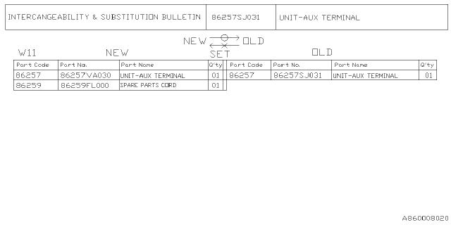 2022 Subaru Ascent 4 Cyl 2.4L Base w/Eyesight Audio Parts - Radio Diagram 2