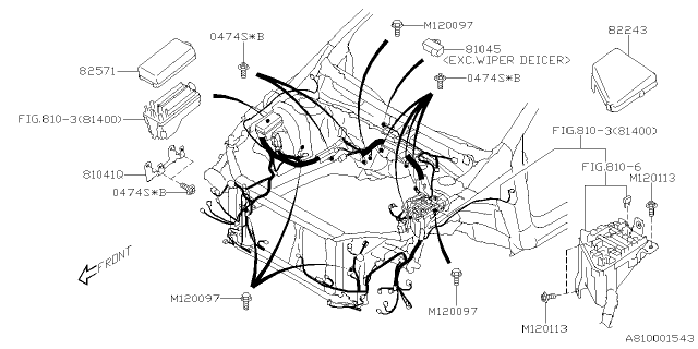 2022 Subaru Impreza 4 Cyl 2.0L CVT Eyesight Wagon Wiring Harness - Main Diagram 2