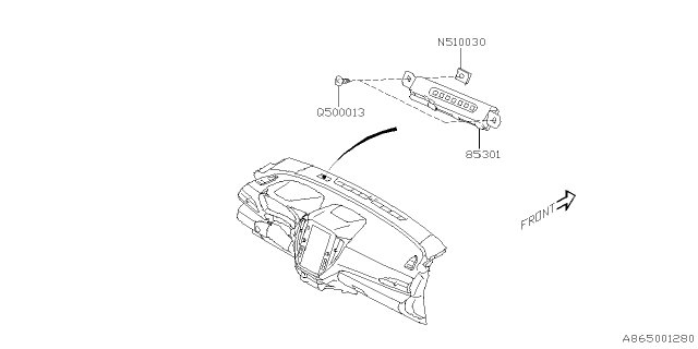 2023 Subaru WRX 4 Cyl 2.4L 6MT Premium B ADA System Diagram 3