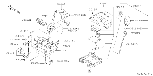 2023 Subaru Crosstrek INDICATOR ASSY Diagram for 35170FL320