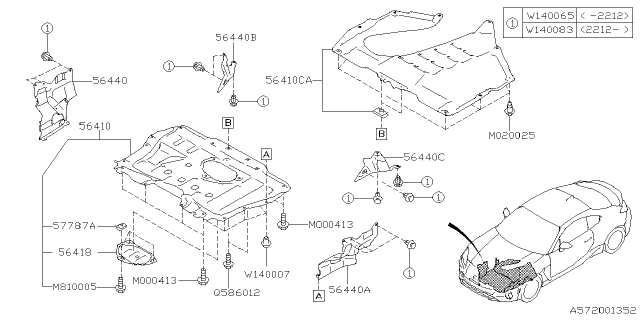 2023 Subaru BRZ BOLT FLG M6X17 Diagram for 901020025