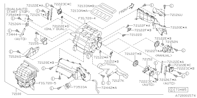 2022 Subaru Crosstrek 4 Cyl 2.0L 6MT Base Heater System Diagram 5