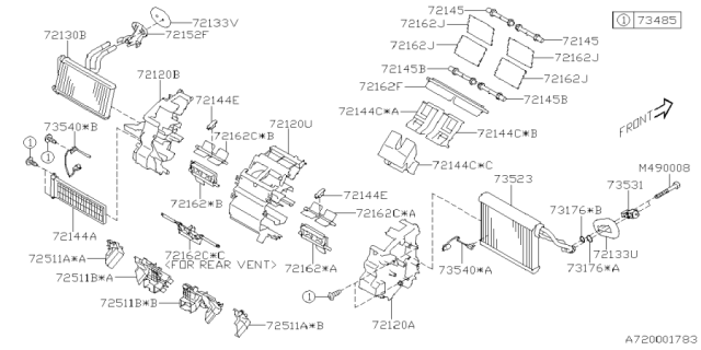 2025 Subaru Forester COVER Diagram for 72126FN110