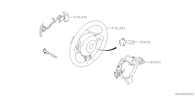2023 Subaru BRZ 4 Cyl 2.4L 6MT Premium Switch - Instrument Panel Diagram 3