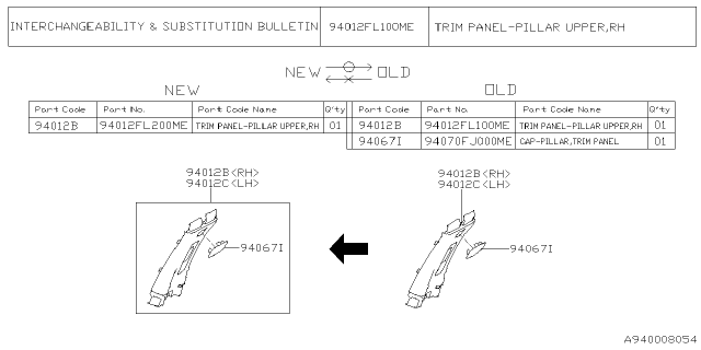 2023 Subaru Crosstrek 4 Cyl 2.0L 6MT Base Inner Trim Diagram 2