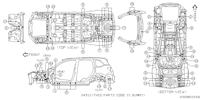 2025 Subaru Forester 4 Cyl 2.5L Hybrid Sport Plug Diagram 3