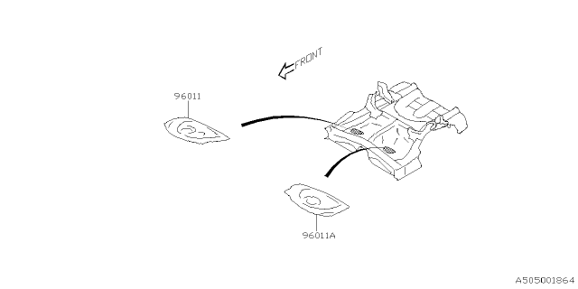 2025 Subaru BRZ 4 Cyl 2.4L 6MT TS w/Eyesight Body Panel Diagram 2
