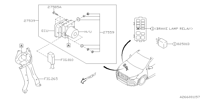 2024 Subaru Ascent RELAY ASSY Diagram for 82501VA001