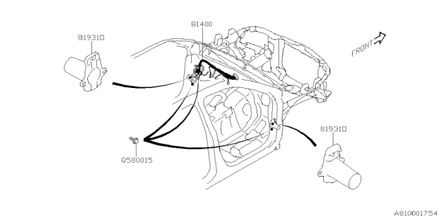 2025 Subaru Forester 4 Cyl 2.5L Premium Base Wiring Harness - Main Diagram 3