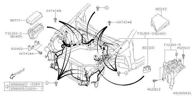 2022 Subaru Crosstrek 4 Cyl 2.0L Hybrid CVT Limited w/Eyesight Wiring Harness - Main Diagram 2