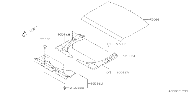 2025 Subaru Crosstrek 4 Cyl 2.5L Premium w/Eyesight Mat Diagram 2