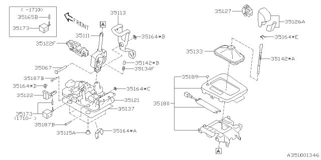 2021 Subaru WRX BUTTON ASSY Diagram for 35127AL001