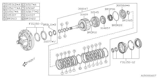 2025 Subaru BRZ 4 Cyl 2.4L 6AT Limited w/Eyesight Automatic Transmission Assembly Diagram 8
