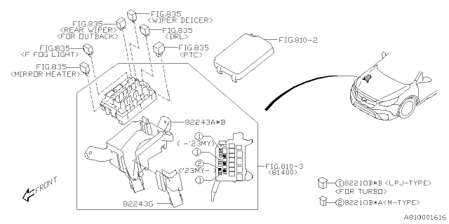 2025 Subaru Outback 4 Cyl 2.5L Base Wiring Harness - Main Diagram 6