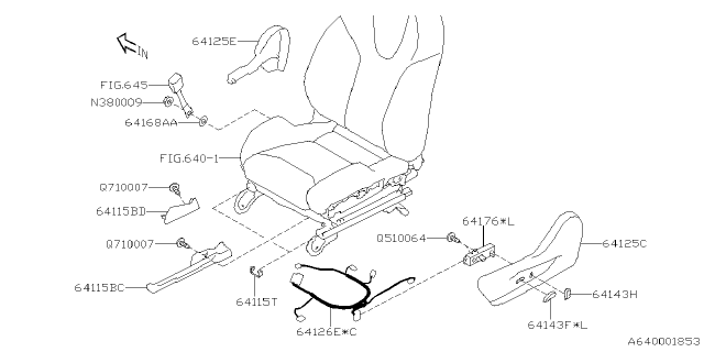 2024 Subaru WRX 4 Cyl 2.4L 6MT Base w/Eyesight Front Seat Diagram 5