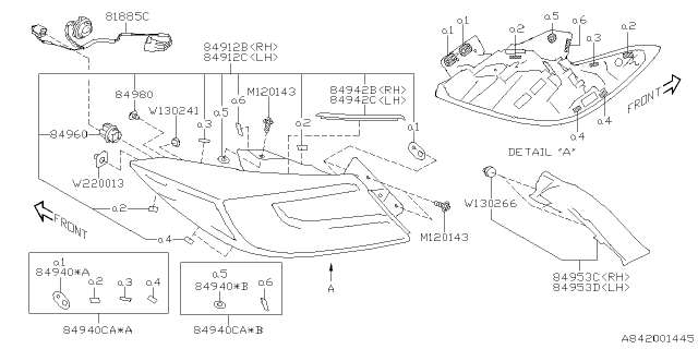 2023 Subaru BRZ 4 Cyl 2.4L 6MT Limited Lamp - Rear Diagram 2