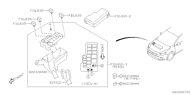 2023 Subaru WRX 4 Cyl 2.4L 6MT Base Wiring Harness - Main Diagram 8