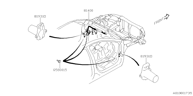 2024 Subaru Impreza 4 Cyl 2.5L RS w/Eyesight Wiring Harness - Main Diagram 3