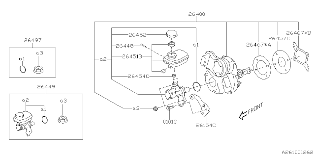 2023 Subaru Forester MA CYL KIT Diagram for 26449SJ010