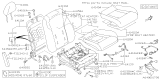 Diagram for 2025 Subaru Outback Seat Cover - 64150AN22AVI