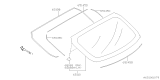 Diagram for 2022 Subaru BRZ Windshield - 65109CC000
