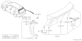 Diagram for Subaru Forester Spoiler - 96031SJ062E8