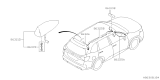 Diagram for 2025 Subaru Forester Antenna - 86321SL210