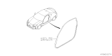 Diagram for 2022 Subaru BRZ Door Seal - 63571CC000
