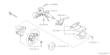 Diagram for Subaru Steering Column - 34500CC021