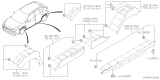 Diagram for Subaru Crosstrek Door Moldings - 91112FN45A