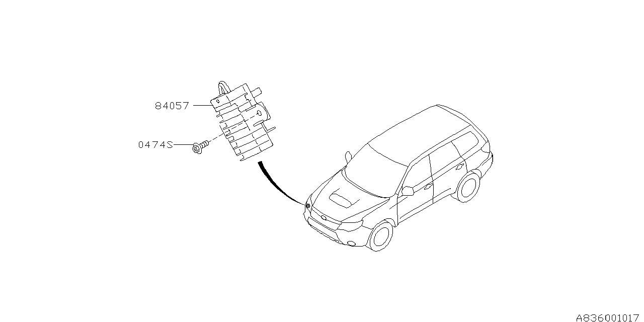 2010 Subaru Forester Electrical Parts - Day Time Running Lamp