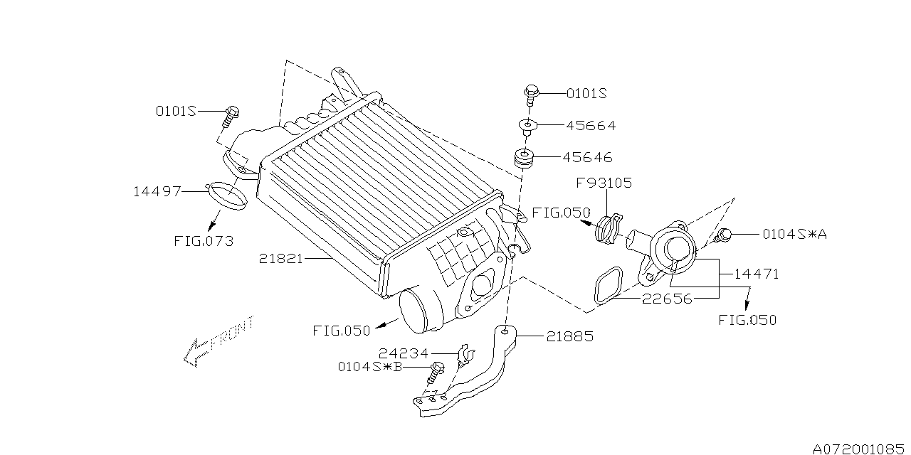 2010 Subaru Forester Inter Cooler