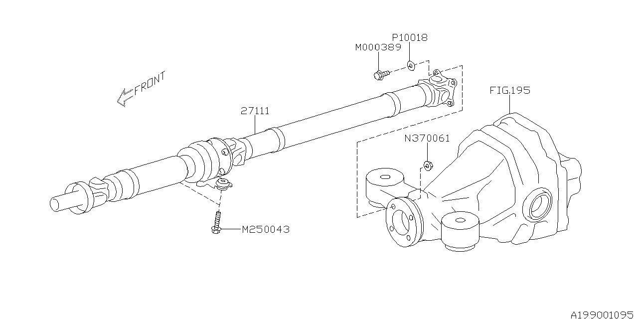 2014 Subaru BRZ Propeller Shaft