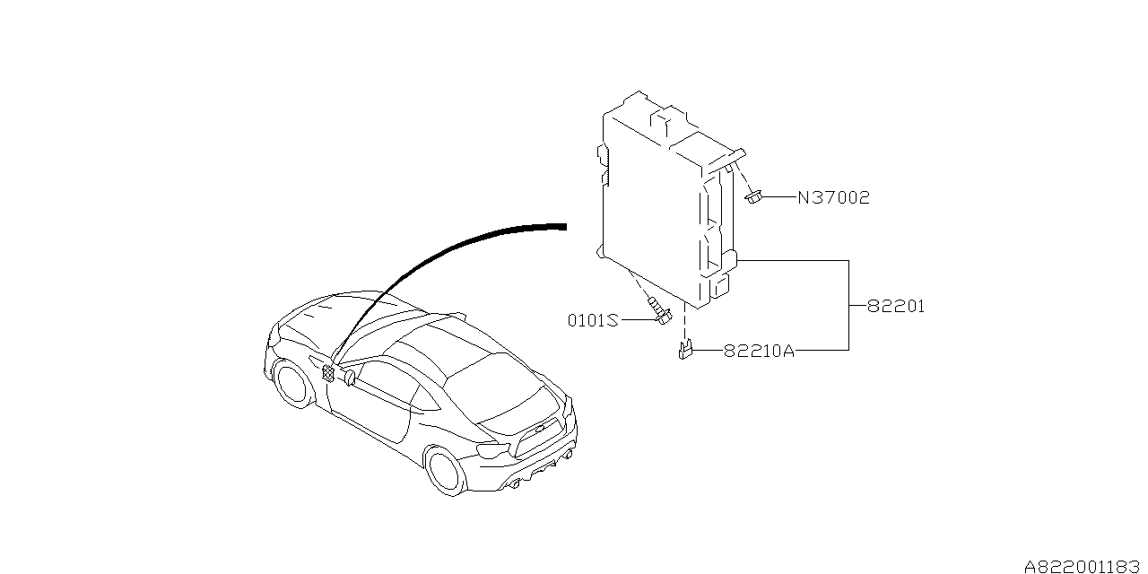 2014 Subaru BRZ Fuse Box
