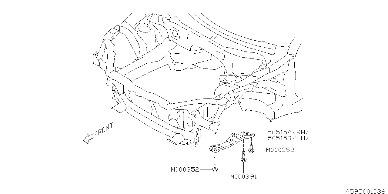 2014 Subaru BRZ Chassis Frame