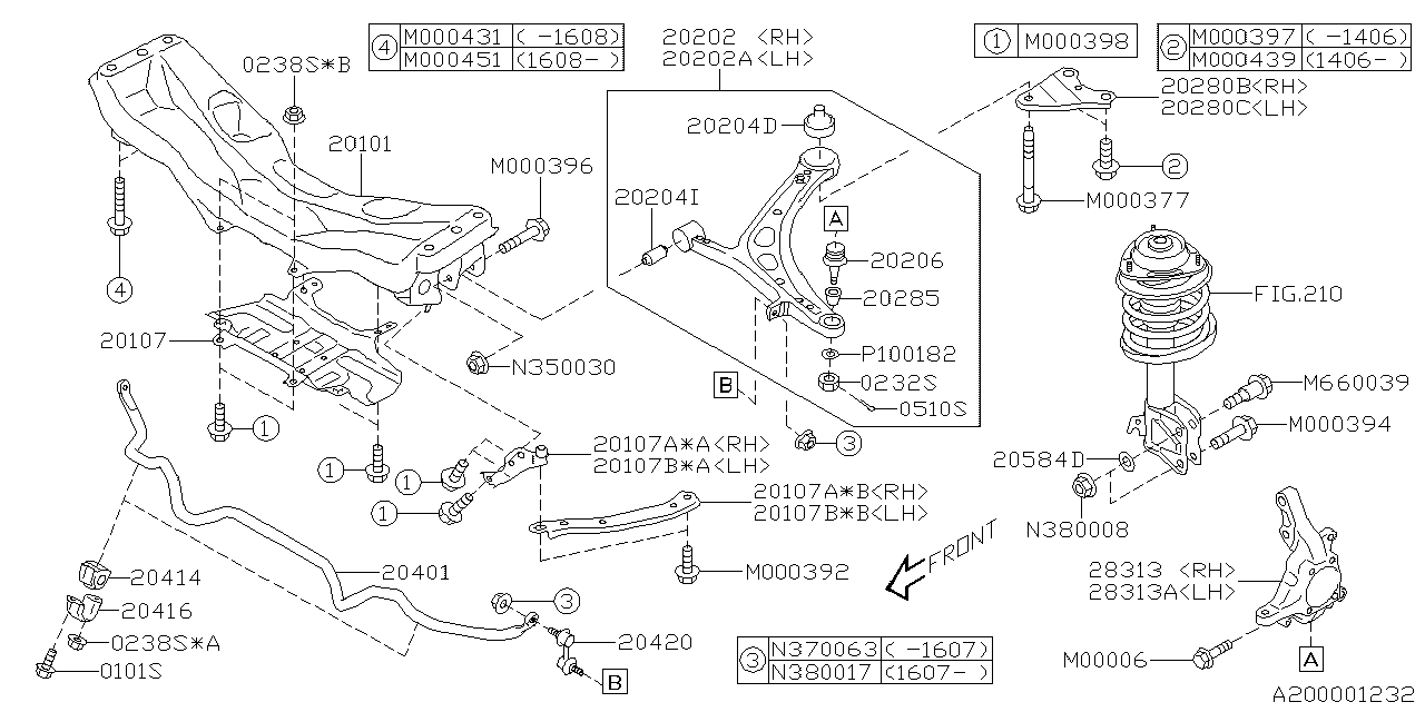 901000377 Genuine Subaru BOLT FLG 14