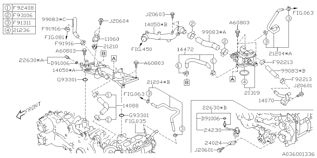 Subaru Thermo Control Valve Location