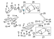 Diagram for 2014 Subaru Tribeca Bed Mounting Hardware - 010106200