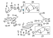 Diagram for Subaru WRX STI Bed Mounting Hardware - 010106200