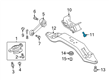 Diagram for 2014 Subaru Tribeca Bed Mounting Hardware - 010108200