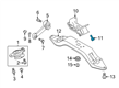 Diagram for Subaru Baja Bed Mounting Hardware - 010108200