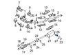 Diagram for Subaru WRX Bed Mounting Hardware - 010110450