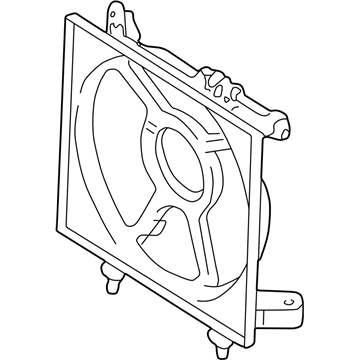 2003 Subaru Legacy Fan Shroud - 45122AE01A