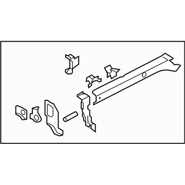 Subaru 51629SC0019P Frame Side Ff Complete RH