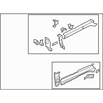 Subaru 51620SC0219P Frame Side Ff Complete RH
