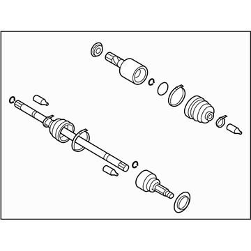 2013 Subaru Impreza STI Axle Shaft - 28421SC021