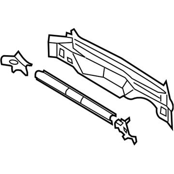 Subaru 52401SA0029P Skirt Complete Rear